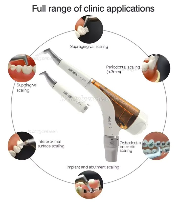 VolDent AirJet2S dentale airflow pulver (supragingival + supragingivales handst&uuml;ck)